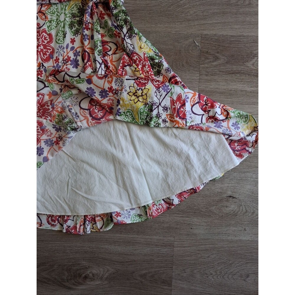 Talbots Dress Floral Collared Sleeveless Belted Summer Size 6 - Picture 10 of 10
